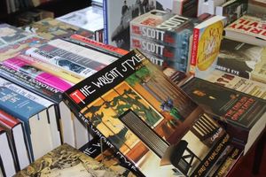 Books inside the store