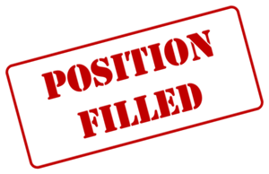 Position Filled!